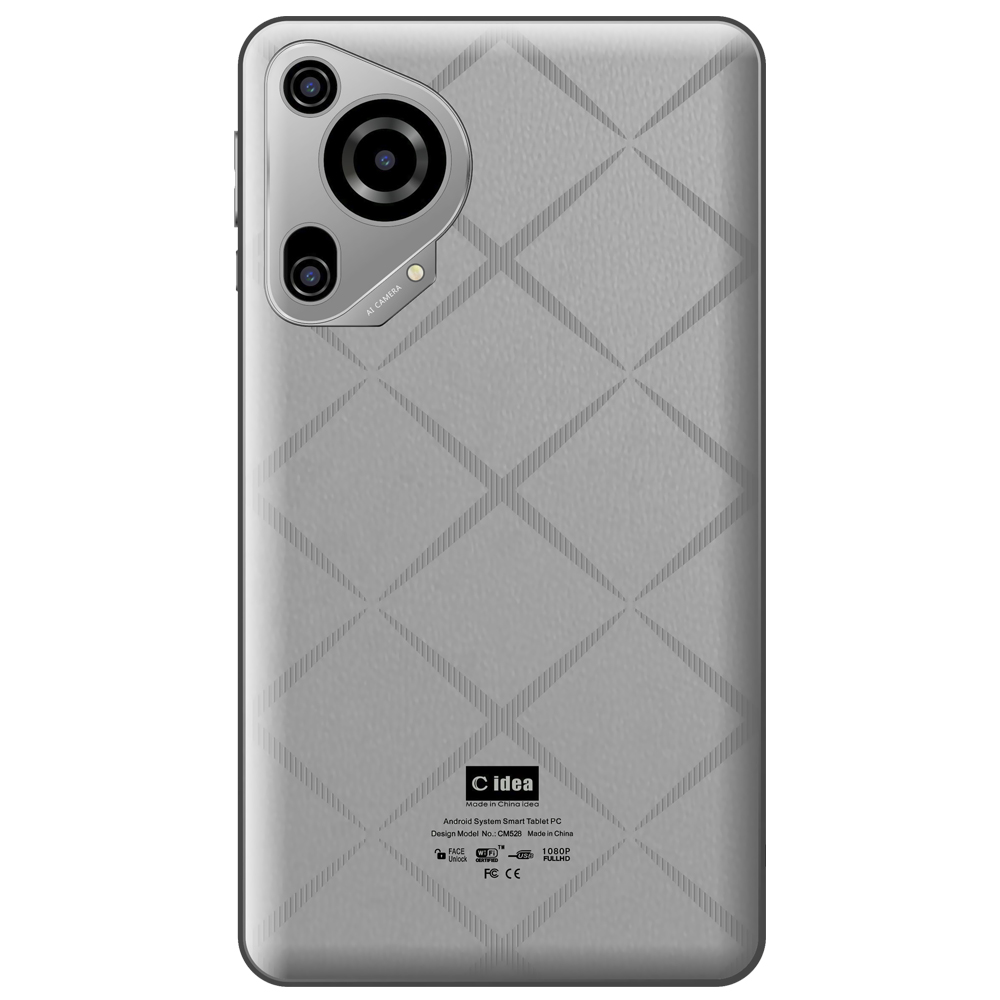 Tablet Cidea CM528B 8GB de RAM / 256GB / Tela 7" / Wi-Fi + 5G - Cinza