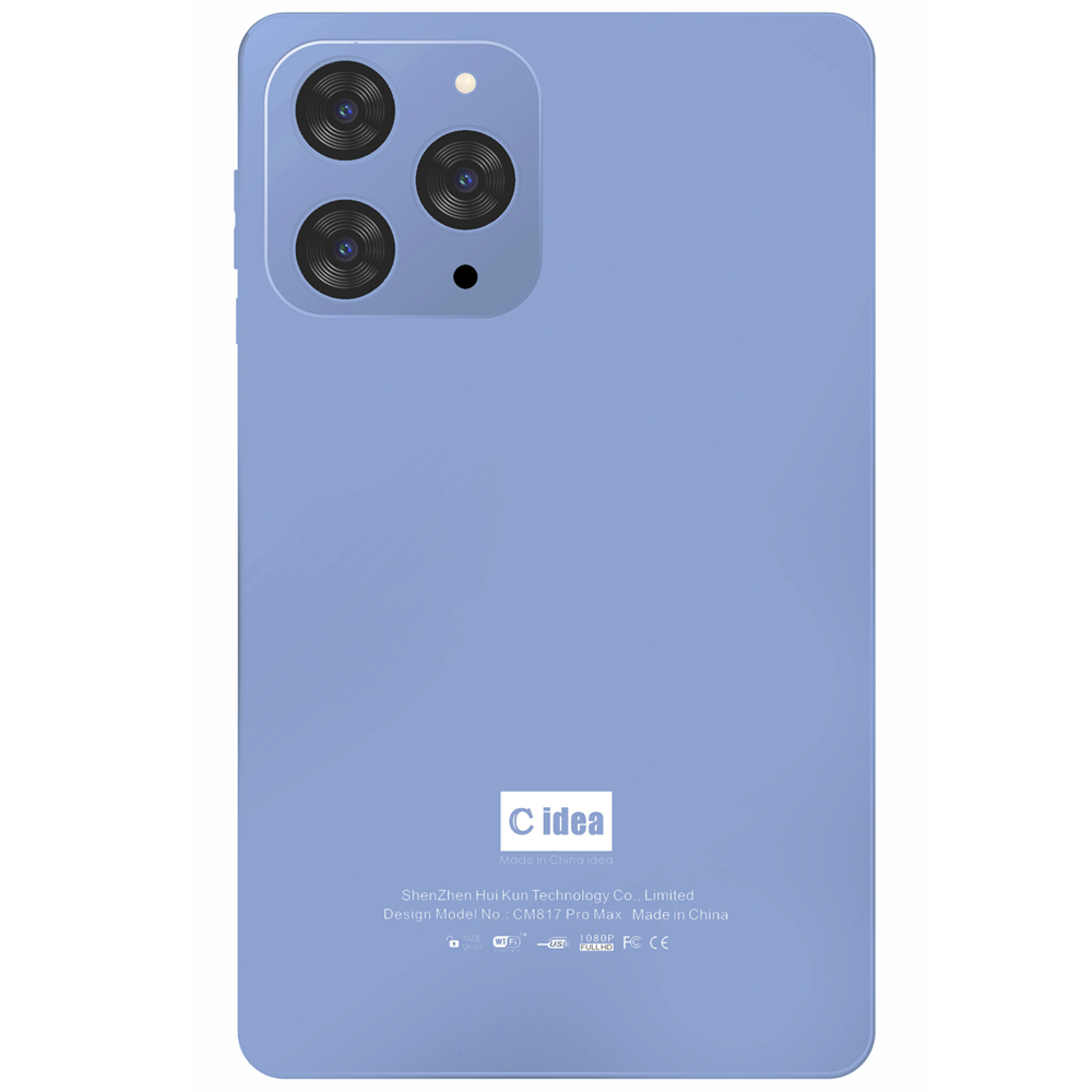 Tablet Cidea CM817 Pro Max 8GB de RAM / 512GB / Tela 8" / Wi-Fi + 5G - Azul