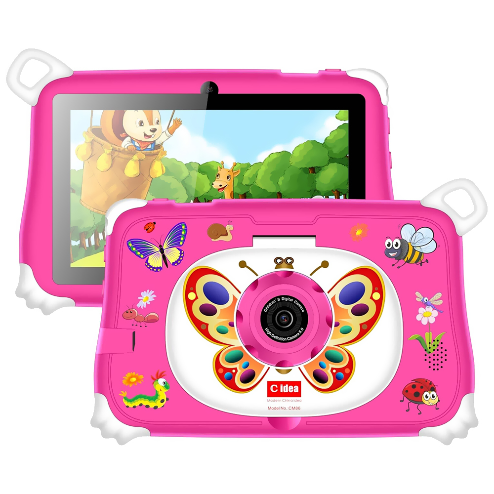 Tablet Cidea CM86 Kids 6GB de RAM / 128GB / Tela 7" - Rosa