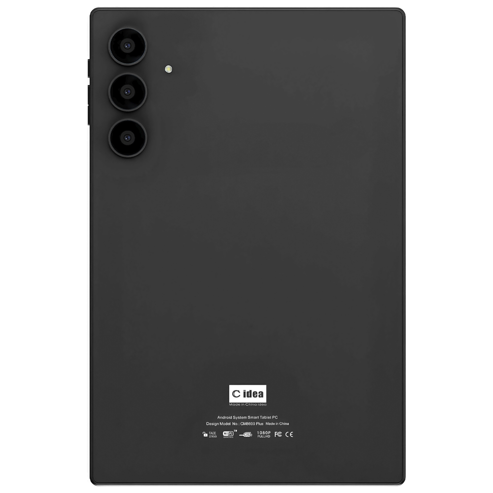Tablet Cidea CM8600 Plus 8GB de RAM / 1TB / Tela 10" / Wi-Fi + 5G - Preto