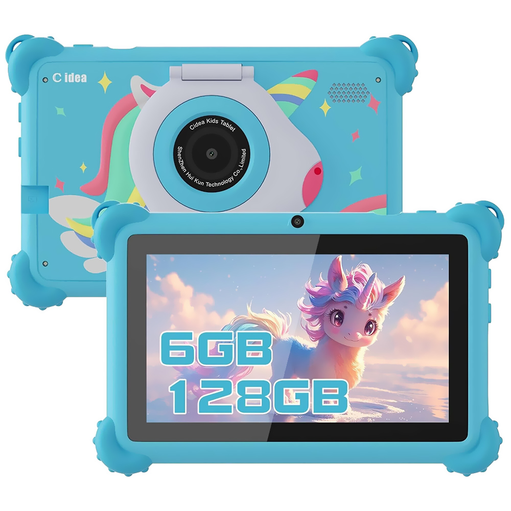 Tablet Cidea CM88 Kids 6GB de RAM / 128GB / Tela 7" - Azul