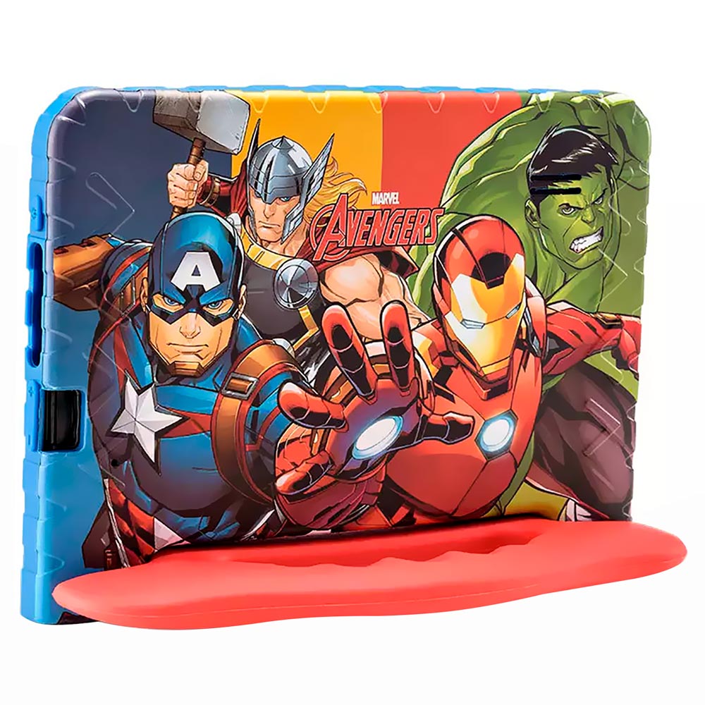 Tablet Kids Multilaser NB602 Marvel Avengers 2GB de RAM / 32GB / Tela 7" - Azul / Vermelho