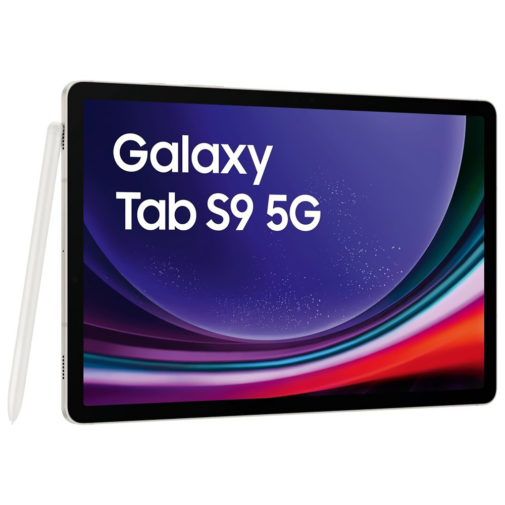 Tablet Samsung Galaxy Tab S9 5G X716B 8GB de RAM / 128GB / Tela 11" - Beige + Pincel