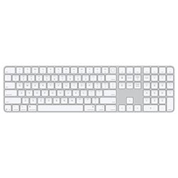 Apple Magic Keyboard MXK73LL/A Wireless / Touch ID / Numérico / Inglês - Branco / Prata