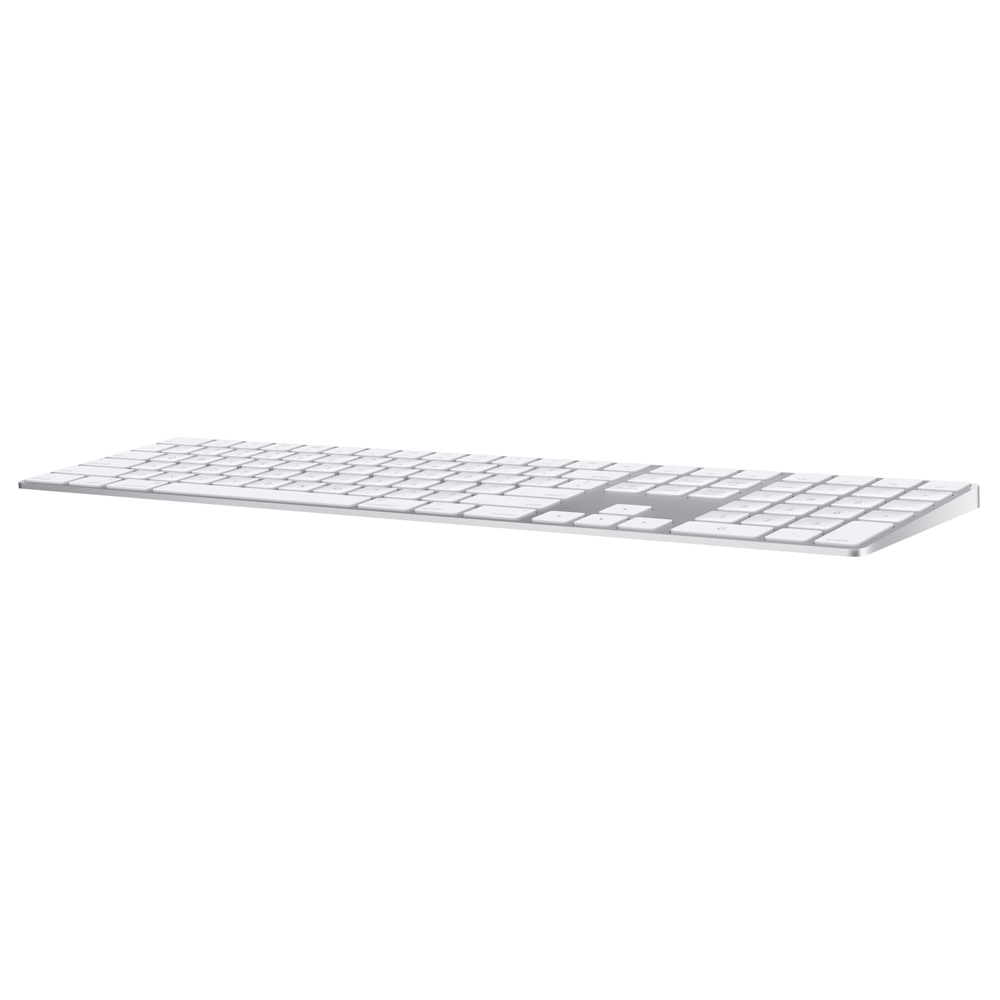 Apple Magic Keyboard MXK73LL/A Wireless / Touch ID / Numérico / Inglês - Branco / Prata