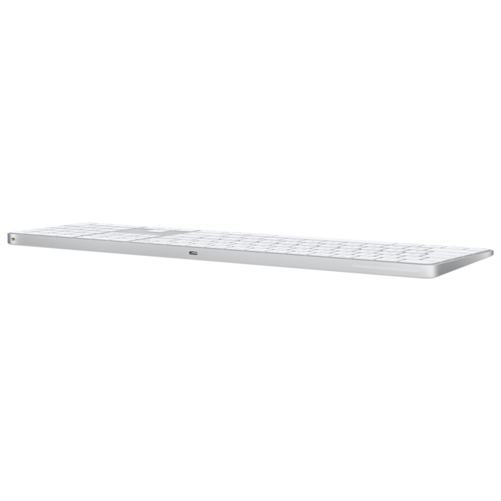 Apple Magic Keyboard MXK73LL/A Wireless / Touch ID / Numérico / Inglês - Branco / Prata