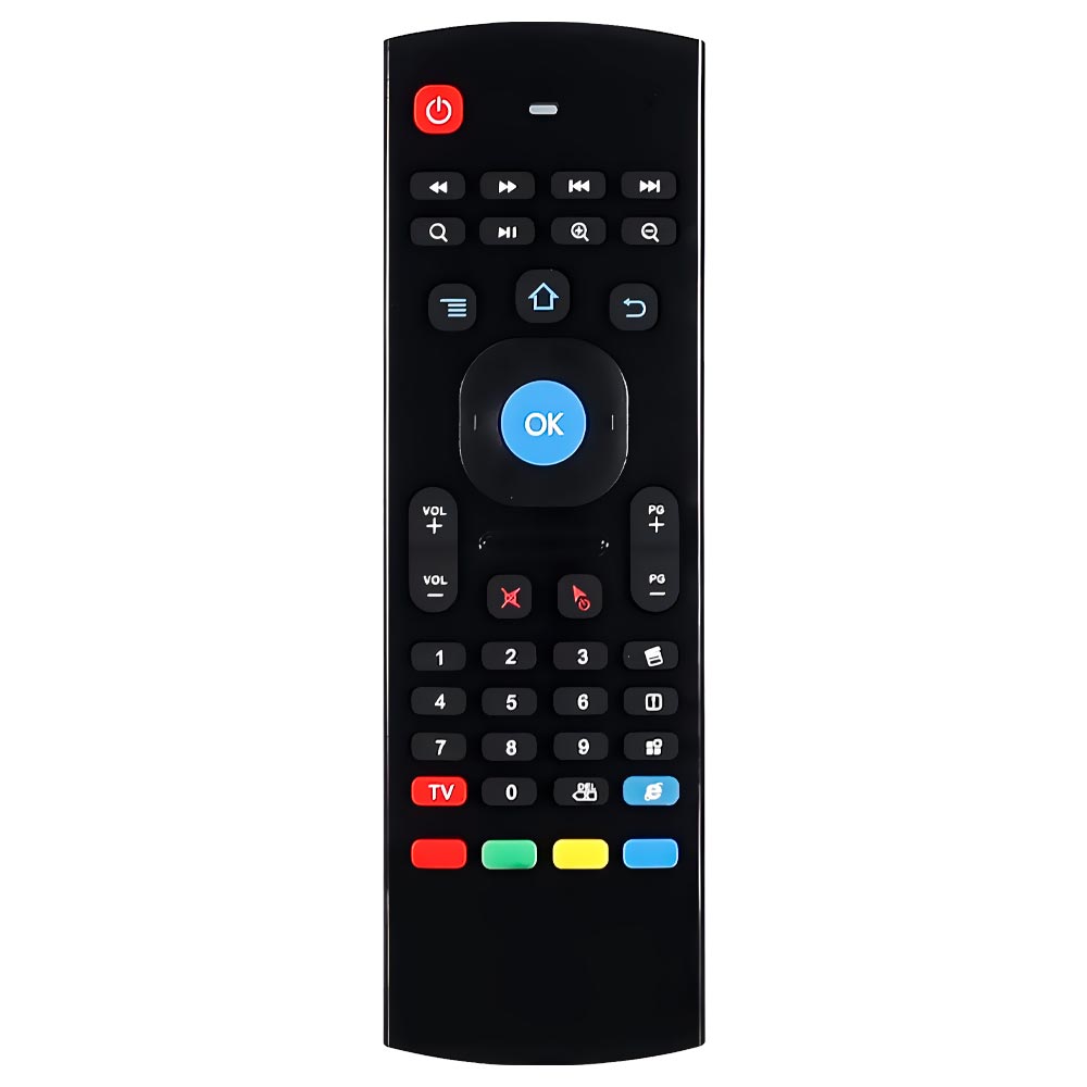Mini Teclado Smart Air Mouse Krab KB3 - Preto