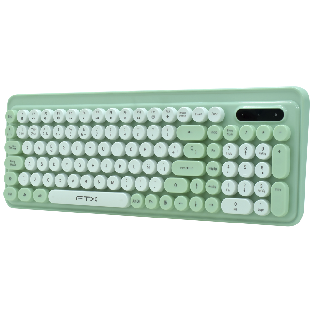 Teclado + Mouse FTX GK02 Wireless / Espanhol - Verde