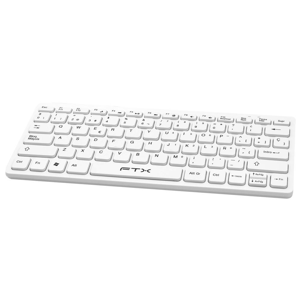 Teclado + Mouse FTX GK03 Wireless / Espanhol - Branco