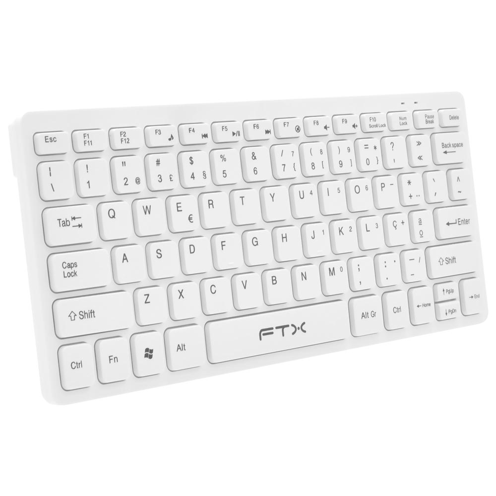 Teclado + Mouse FTX GK03 Wireless / Português - Branco