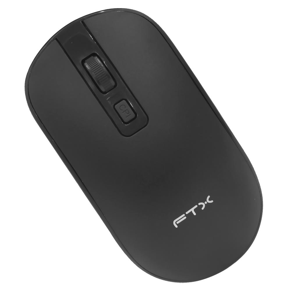 Teclado + Mouse FTX GK03 Wireless / Português - Preto