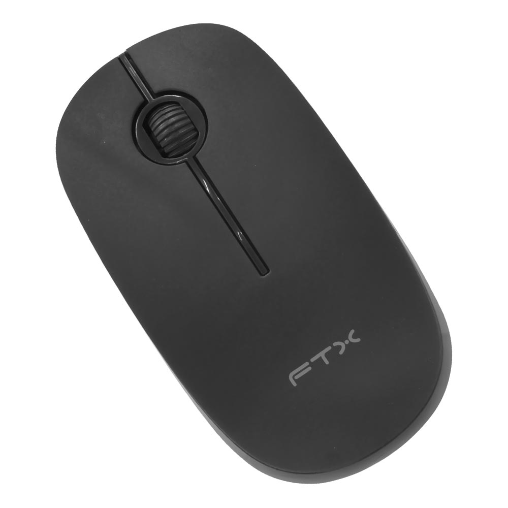 Teclado + Mouse FTX GK600 Wireless / Espanhol - Preto