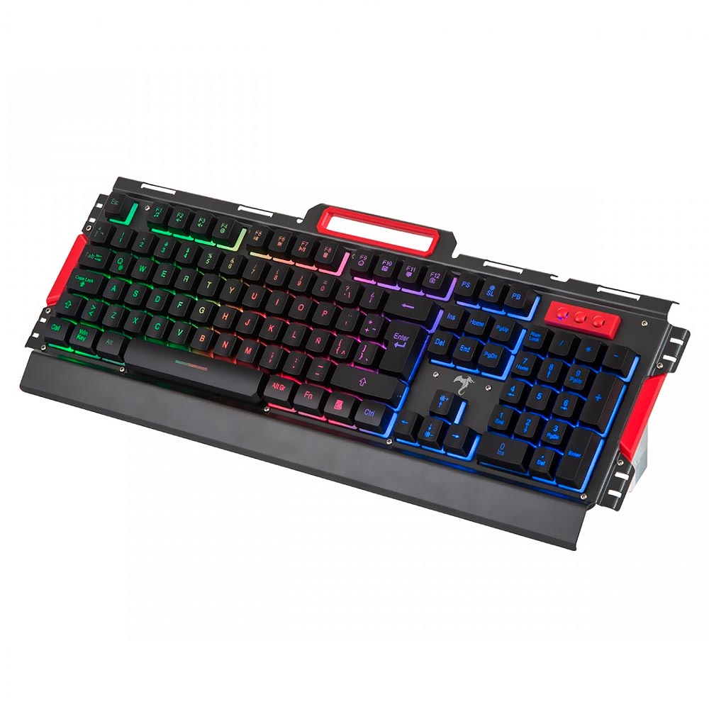 Teclado + Mouse Gamer Kolke Legend KGK-464 USB / RGB / Espanhol - Preto