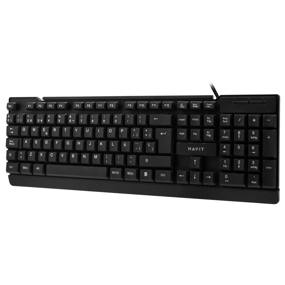 Teclado + Mouse Havit HV-KB272CM USB / Espanhol - Preto