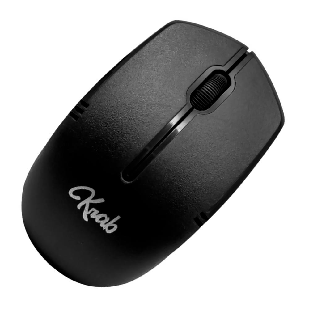 Teclado + Mouse KRAB KBKTM10 Wireless / Português - Preto