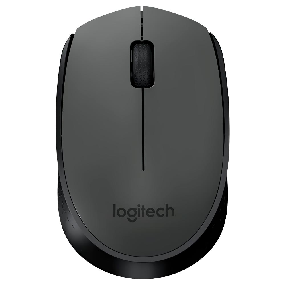 Teclado + Mouse Logitech MK235 Wireless / Espanhol - Cinza / Preto (920-007901)