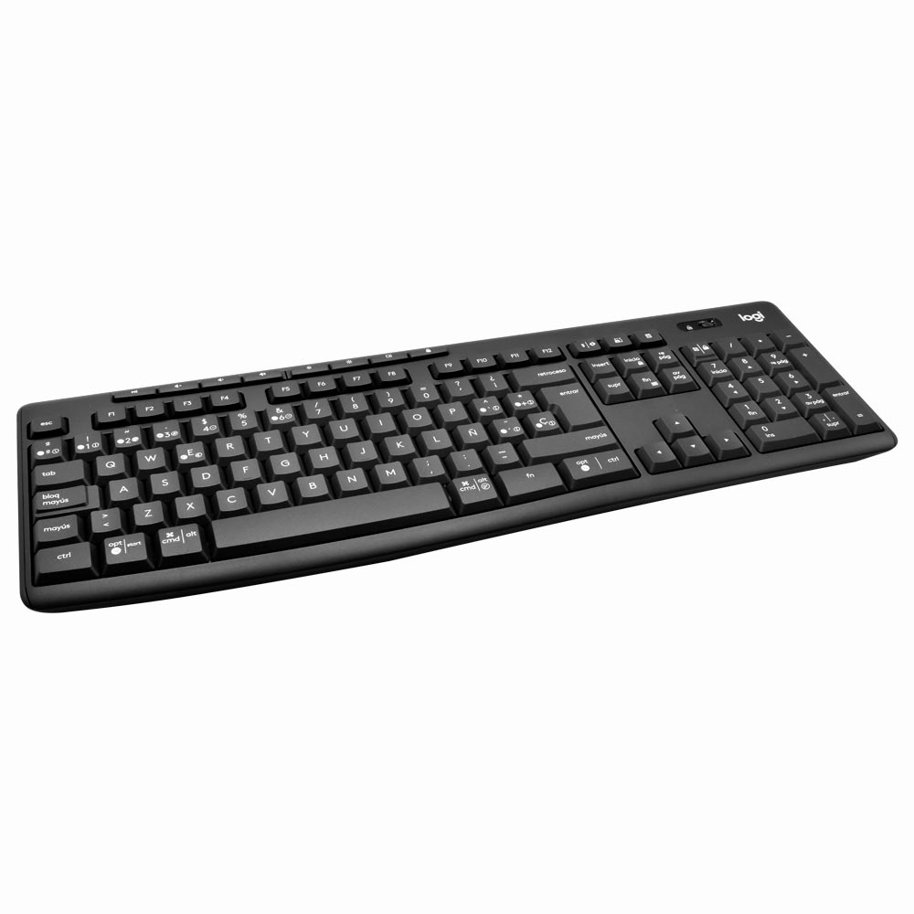 Teclado + Mouse Logitech MK370 Wireless / Espanhol - Preto (920-012063)