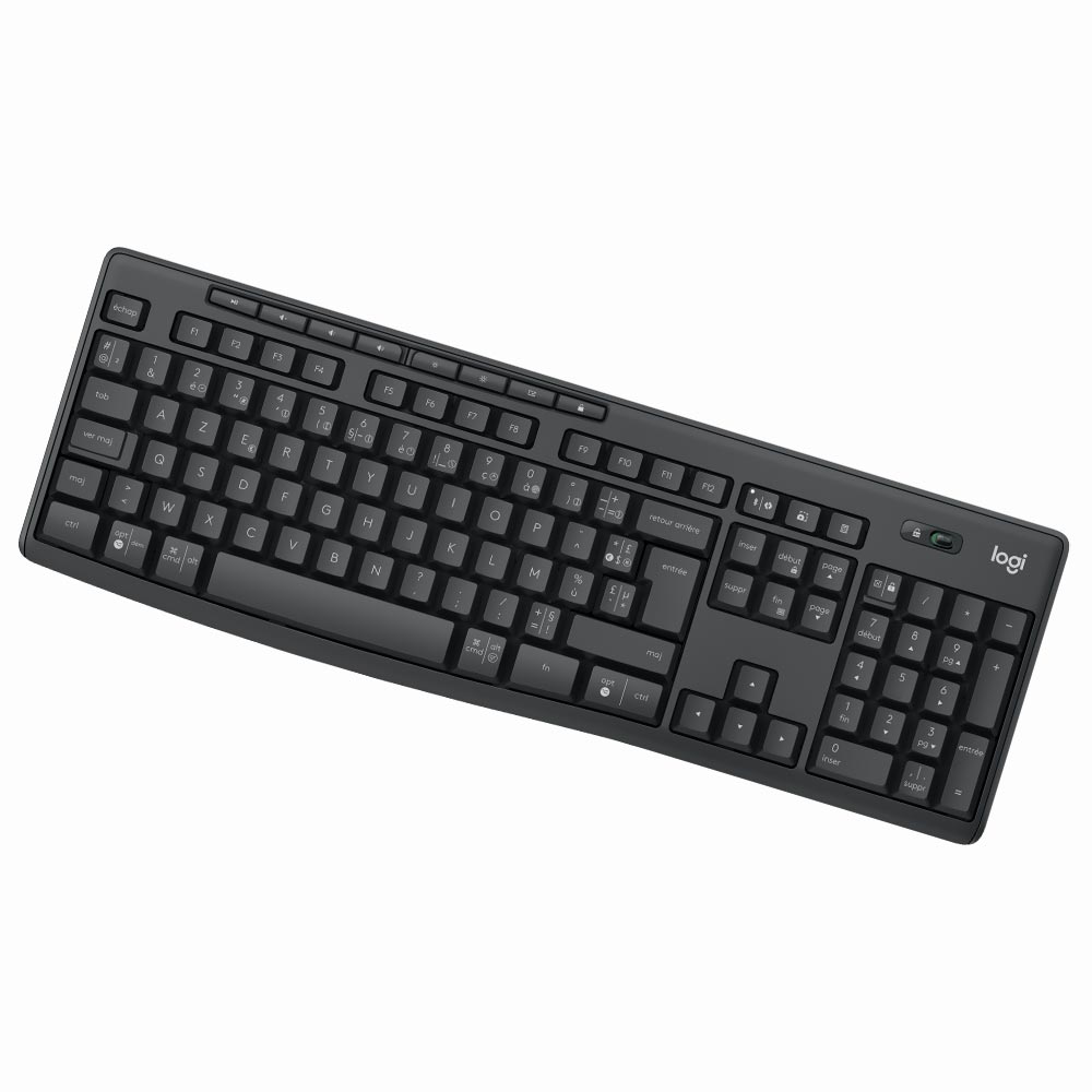 Teclado + Mouse Logitech MK370 Wireless / Espanhol - Preto (920-012063)