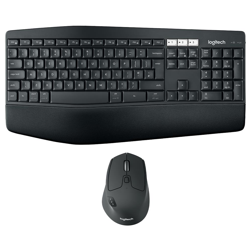 Teclado + Mouse Logitech MK850 Wireless / Espanhol - Preto (920-008659)