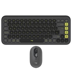 Teclado + Mouse Logitech Pop Icon Combo Bluetooth / Espanhol - Cinza (920-013052)