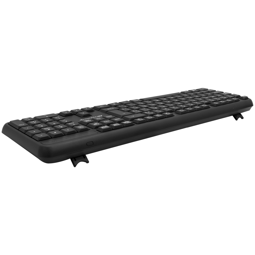 Teclado + Mouse Macrovip MV-MK300WB-BR Wireless / Português - Preto
