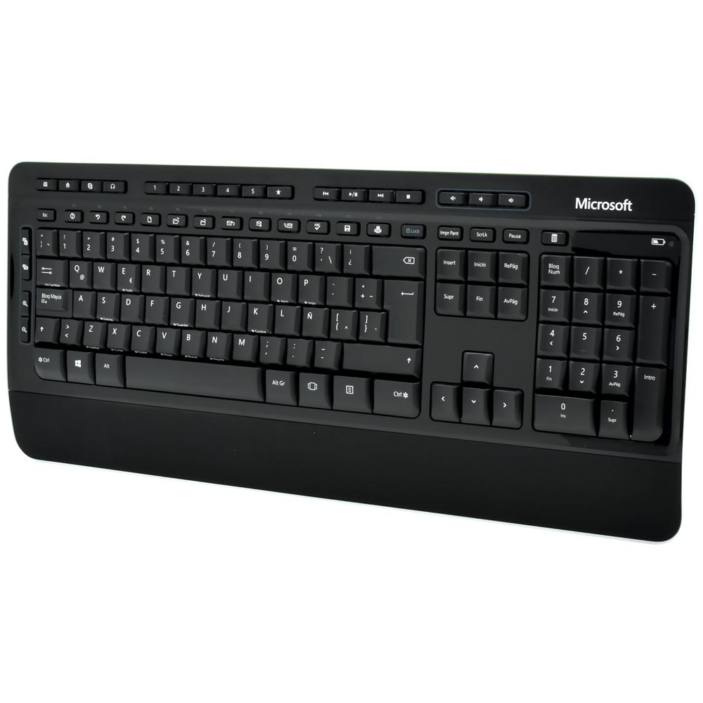 Teclado + Mouse Microsoft 3050 Wireless / Espanhol - Preto (PP3-00004)