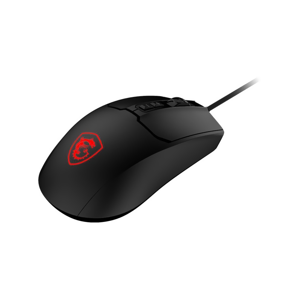 Teclado + Mouse MSI Forge GK100 Combo USB / RGB / Espanhol - Preto