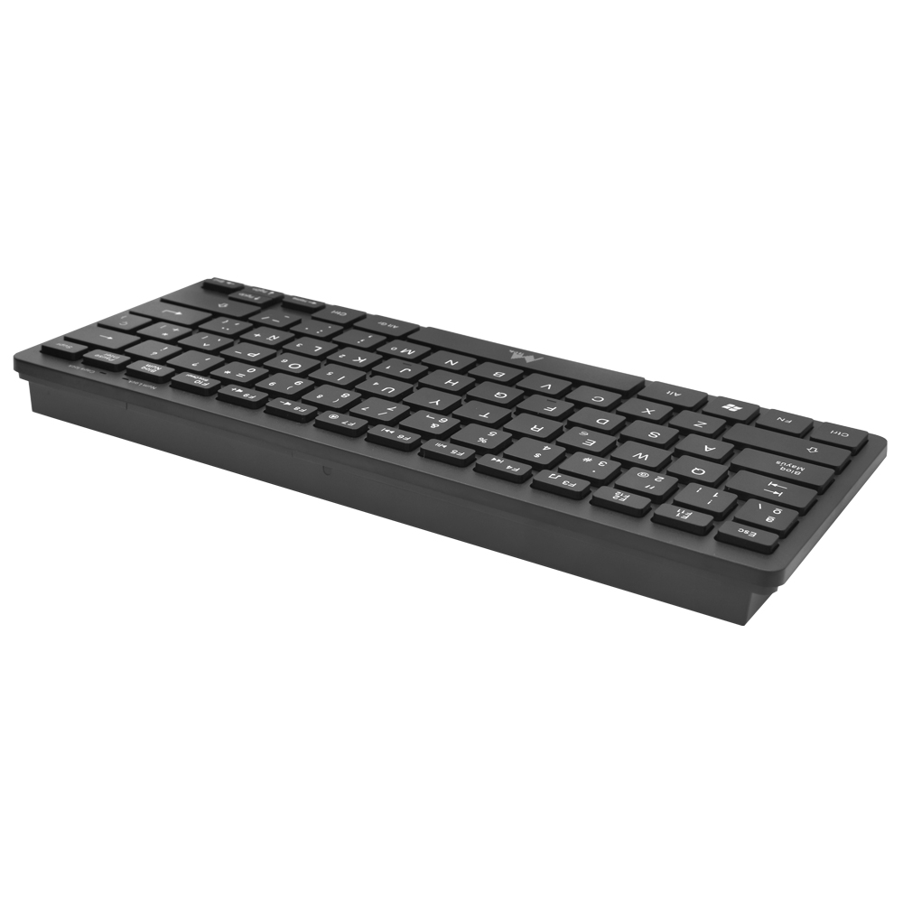Teclado + Mouse Mtek KM-5276B Wireless / Espanhol - Preto