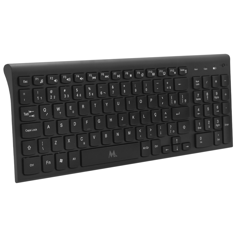 Teclado + Mouse Mtek KM-5515B Wireless / Português - Preto