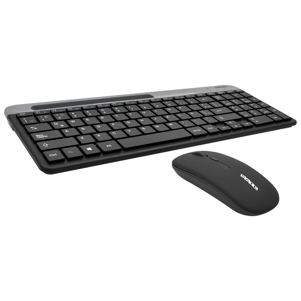 Teclado + Mouse Satellite AK-612G BT Wireless / Espanhol - Preto