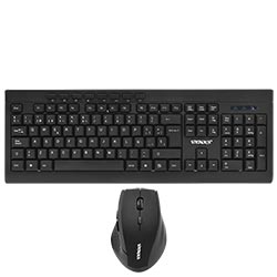 Teclado + Mouse Satellite AK-726G Wireless / Espanhol - Preto