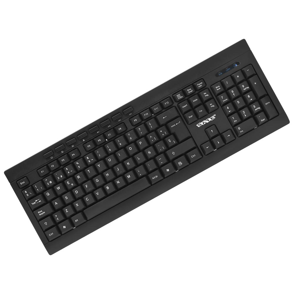 Teclado + Mouse Satellite AK-726G Wireless / Espanhol - Preto