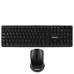 Teclado + Mouse Satellite AK-741G Wireless / Português - Preto