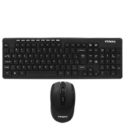 Teclado + Mouse Satellite AK-751G Wireless / Português - Preto