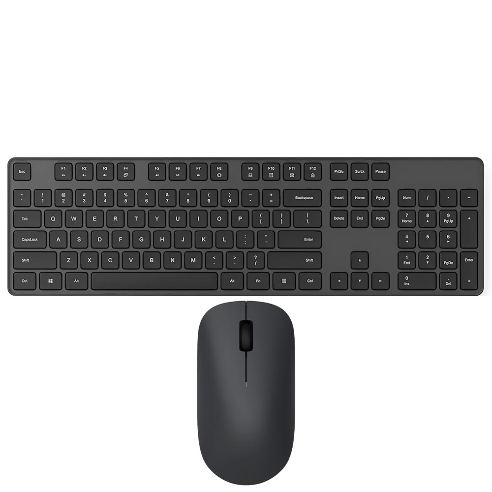 Teclado + Mouse Xiaomi BHR6100GL Wireless / Inglês - Preto