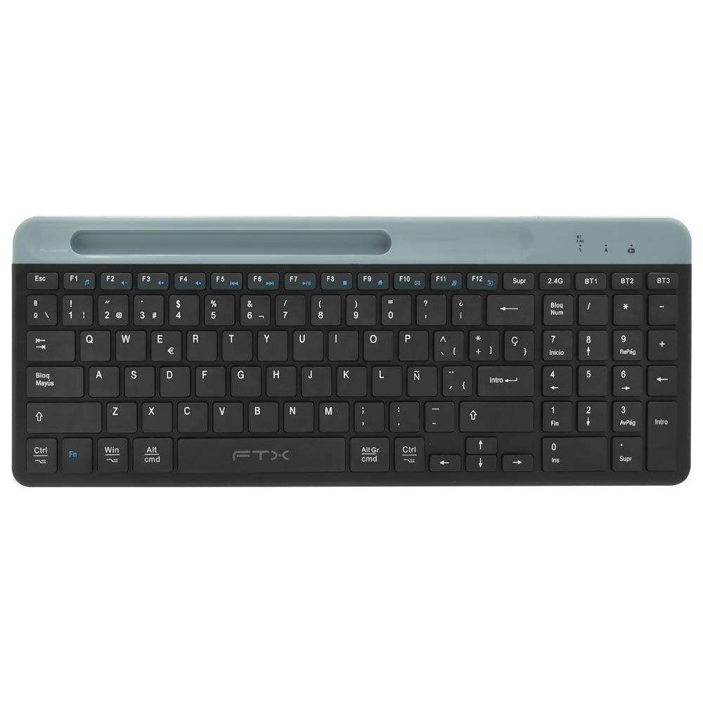 Teclado FTX B105 Wireless / Espanhol - Preto