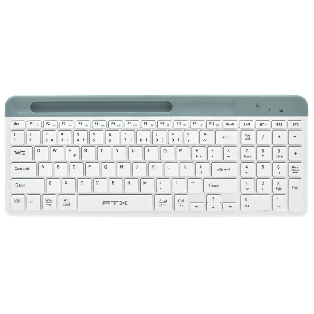 Teclado FTX B105 Wireless / Português - Branco