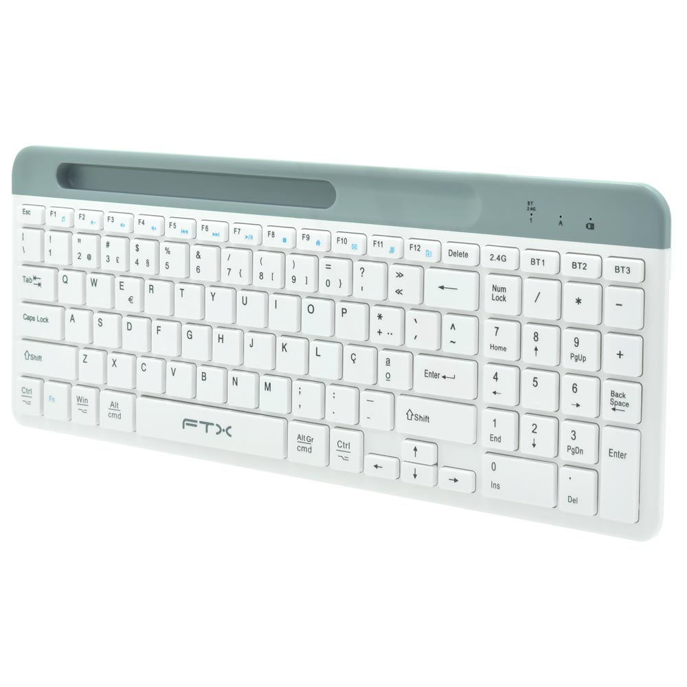 Teclado FTX B105 Wireless / Português - Branco