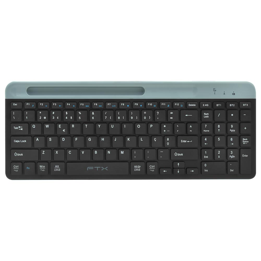 Teclado FTX B105 Wireless / Português - Preto