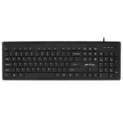 Teclado FTX FTXK100E USB / Inglês - Preto