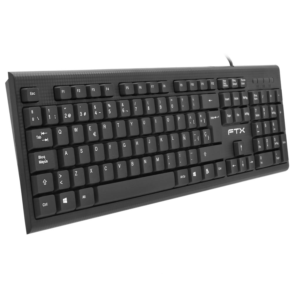 Teclado FTX K4 USB / Espanhol - Preto