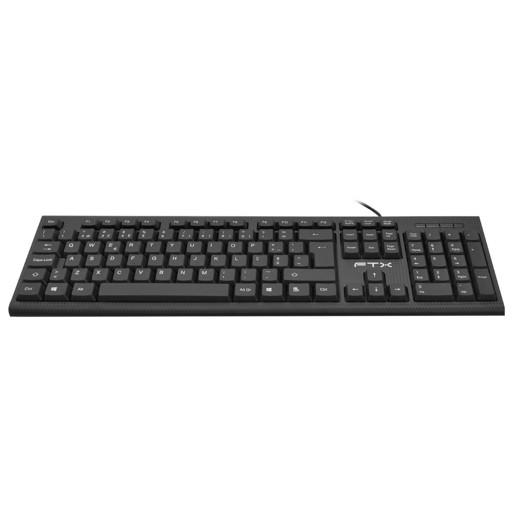 Teclado FTX K4 USB / Português - Preto