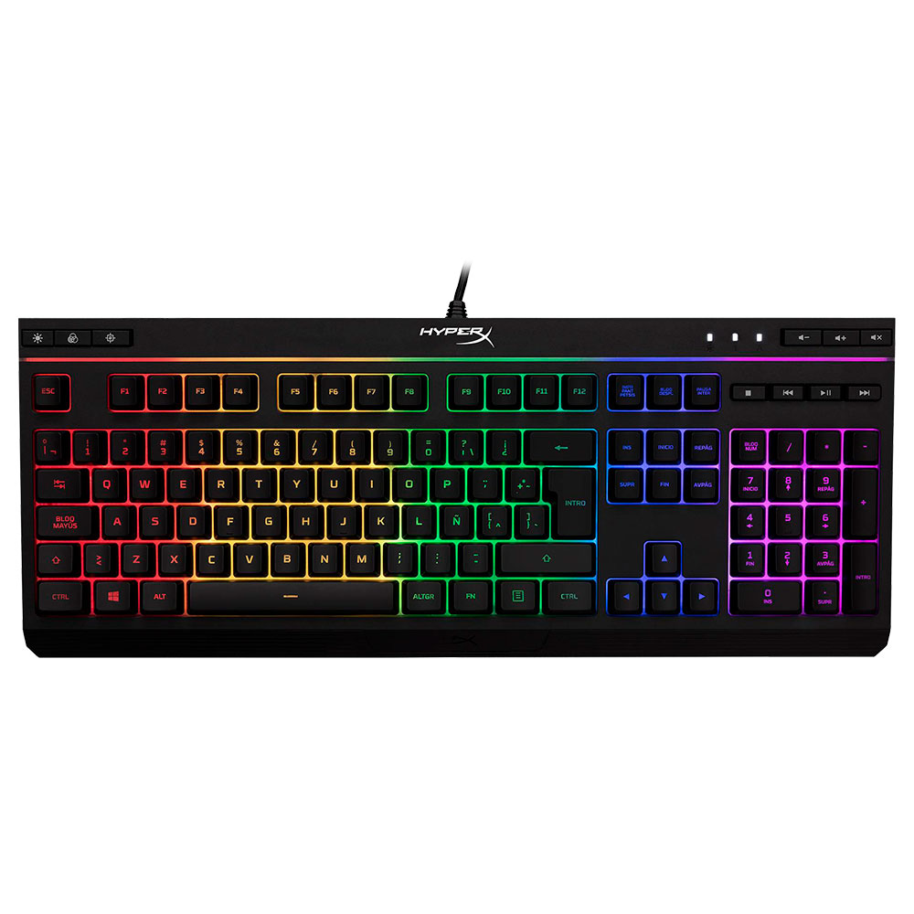 Teclado Gamer Hyperx Alloy Core USB / RGB / Espanhol - Preto (HX-KB5ME2-LA)