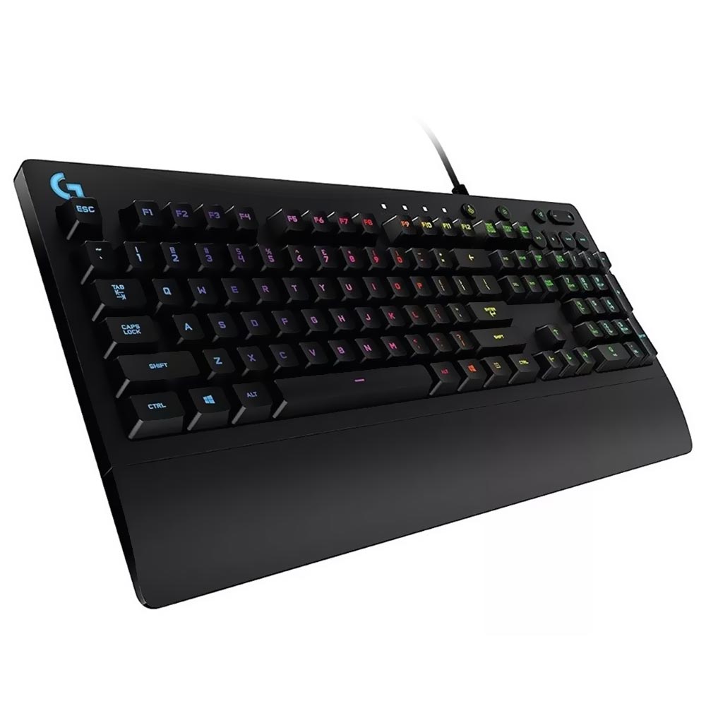 Teclado Gamer Logitech G213 Prodigy USB / RGB / Inglês - Preto (920-008084)