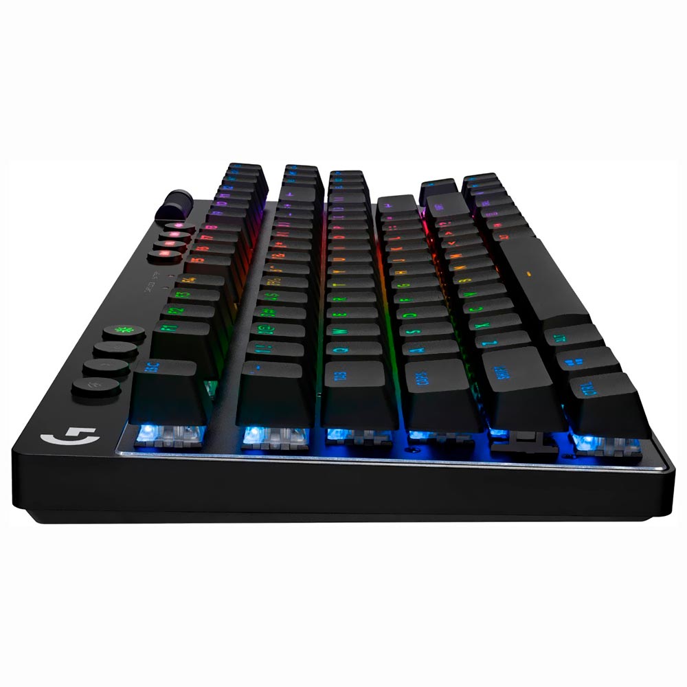 Teclado Gamer Logitech Pro X TKL Lightspeed Wireless / Inglês - Preto + Case (920-012127)