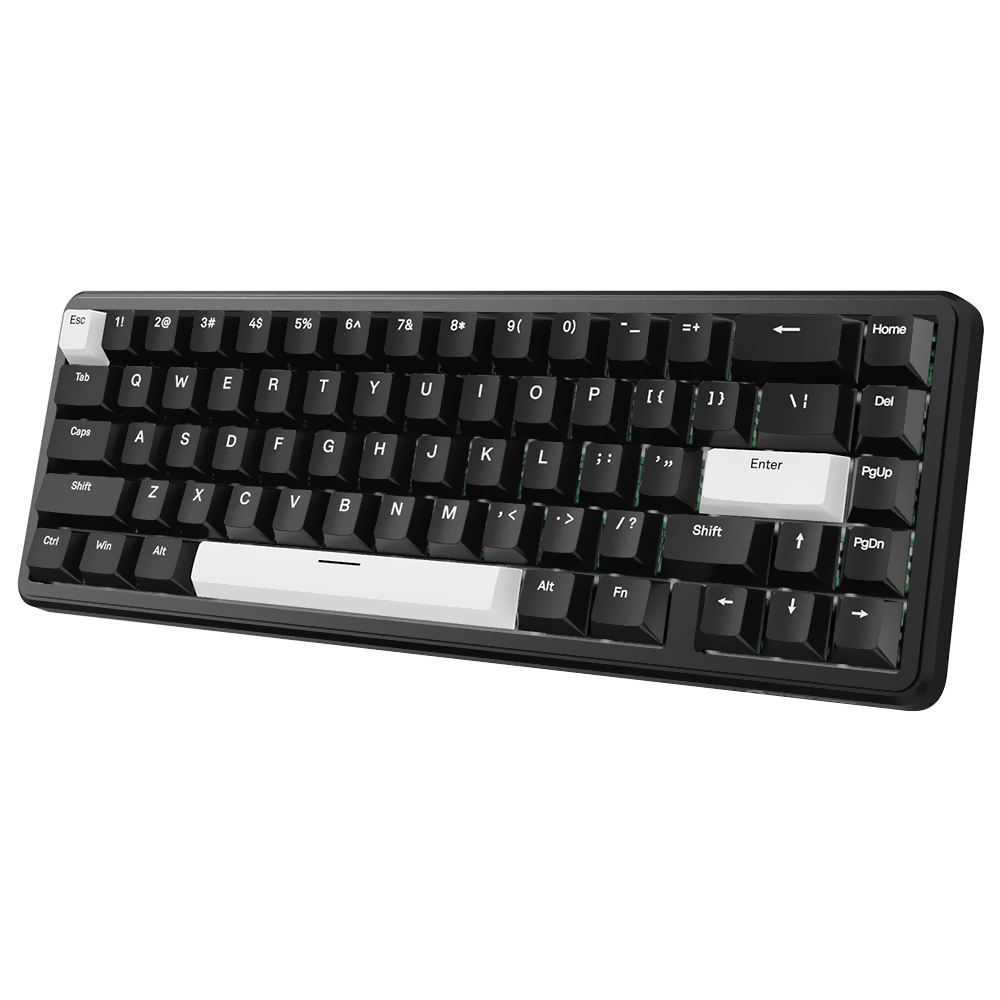 Teclado Gamer Magnético Attack Shark X65HE USB / RGB / Inglês - Preto