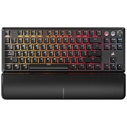 Teclado Gamer Magnético Corsair K70 TKL USB / RGB / MGX Blue / Inglês - Preto (CH-911911G-NA)