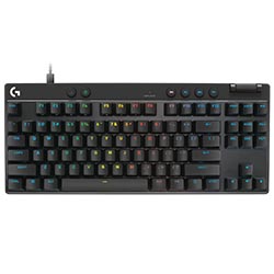 Teclado Gamer Magnético Logitech Pro X TKL Rapid Trigger USB / Red / Inglês - Preto (920-013131)