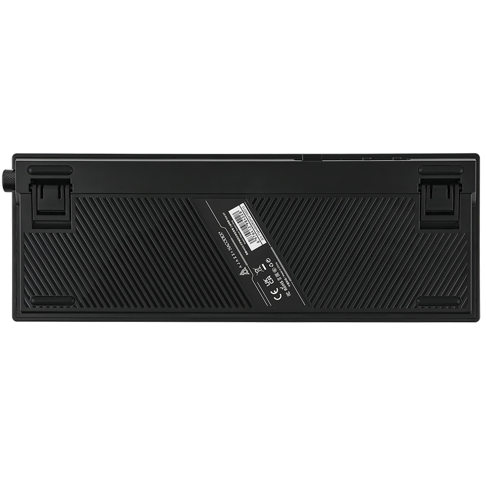 Teclado Gamer Mecânico Ajazz AK650 Nacodexx Mini USB / RGB / Moon Yellow / Inglês - Cinza / Branco (986451)