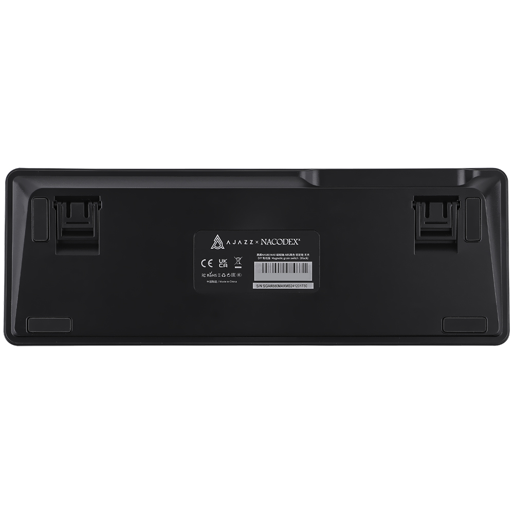 Teclado Gamer Mecânico Ajazz AK680 Max ABS Nacodexx Mini USB / RGB / Inglês - Preto (984648)